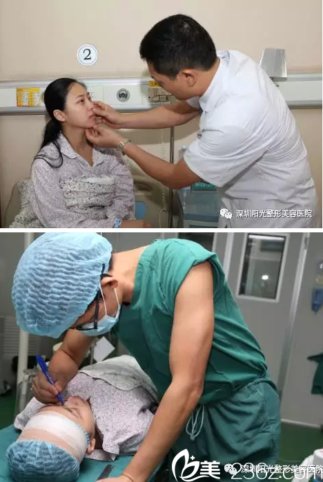 羅志敏院長為我術前畫線設計鼻型 羅志敏院長為我術前畫線設計鼻型