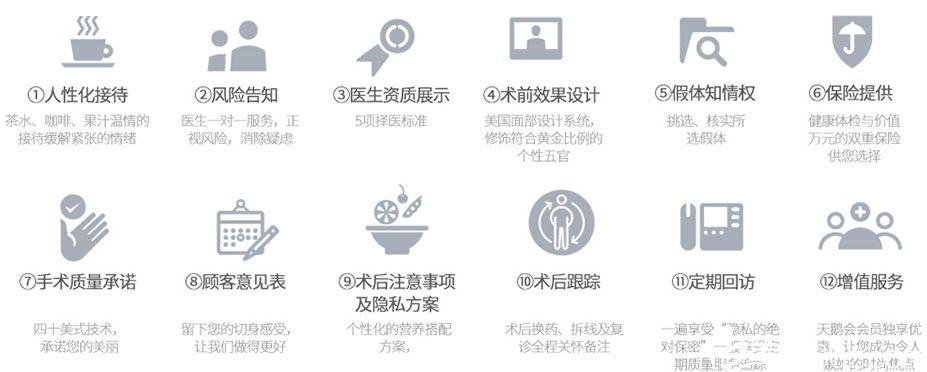 美式整形十二項(xiàng)服務(wù)    <!--<i data=20240703-sp></i>-->整形醫(yī)院