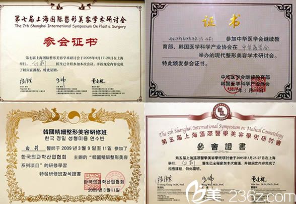 所獲得各項榮譽(yù)證書 所獲得各項榮譽(yù)證書