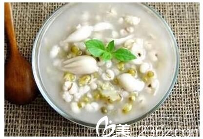 綠豆百合湯去除黃褐斑