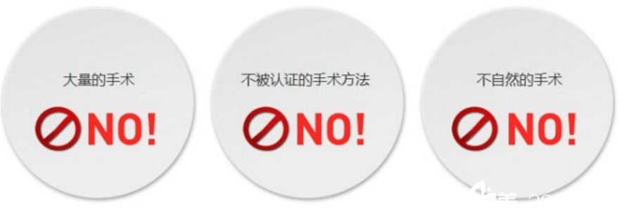 只使用獲得認證的手術方法 維德整形外科