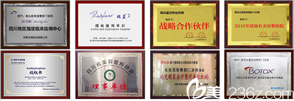 南充五星美容整形醫(yī)院榮譽