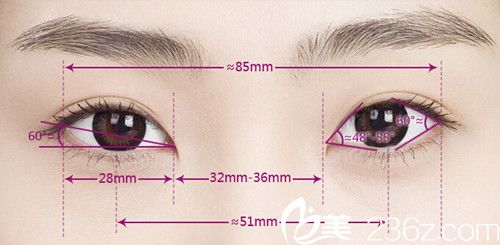 眼部美學(xué)標(biāo)準(zhǔn)