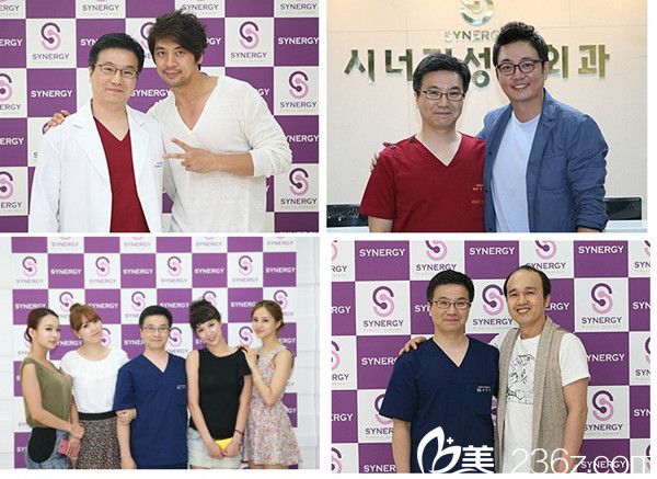 鄭景仁院長(zhǎng)與眾位韓國(guó)明星合影 鄭景仁院長(zhǎng)與眾位韓國(guó)明星合影