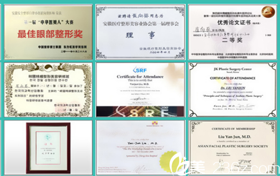 整形醫(yī)生崔向葵學(xué)術(shù)成就