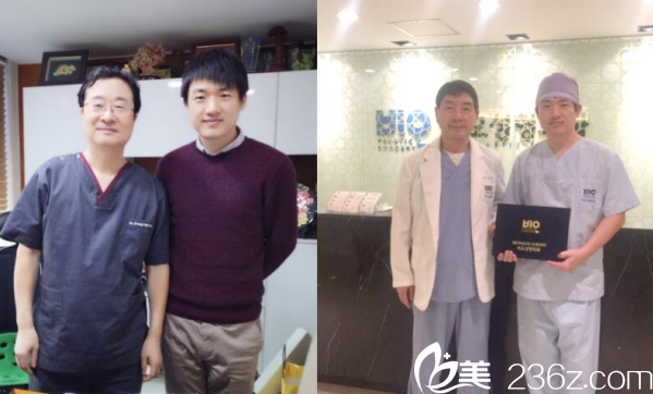 黃萬宇醫(yī)生與韓國<!--<i data=20240703-sp></i>-->、曹仁昌院長合影