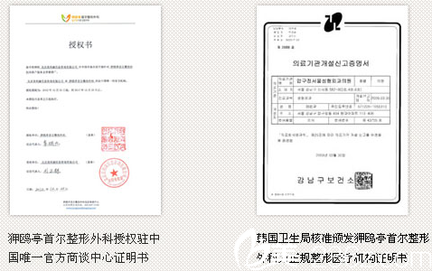 醫(yī)院資質證書