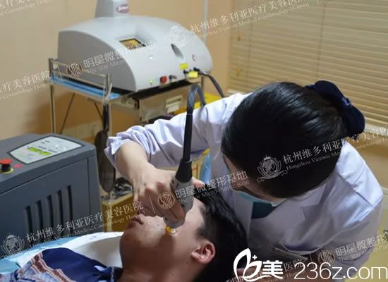 杭州維多利亞MM激光祛痘過程