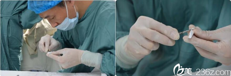 朱如崗院長(zhǎng)正在雕刻膨體 朱如崗院長(zhǎng)正在雕刻膨體