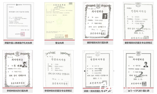 韓國諾寶絲整形醫(yī)院證書 韓國諾寶絲整形醫(yī)院證書