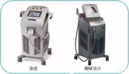 超冰脫毛跟冰點脫毛儀器對比
