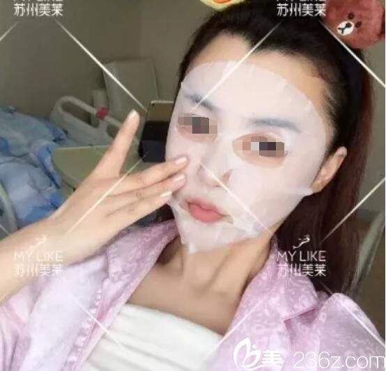 做完娜綺麗假體隆胸恢復(fù)中