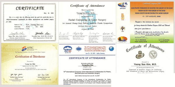 金隆秀院長(zhǎng)獲得高級(jí)證書 金隆秀院長(zhǎng)獲得高級(jí)證書