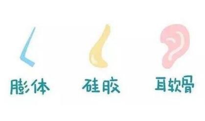 常用的三種隆鼻材料