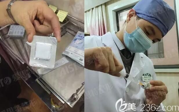 醫(yī)生將營養(yǎng)物質(zhì)加入等待注射