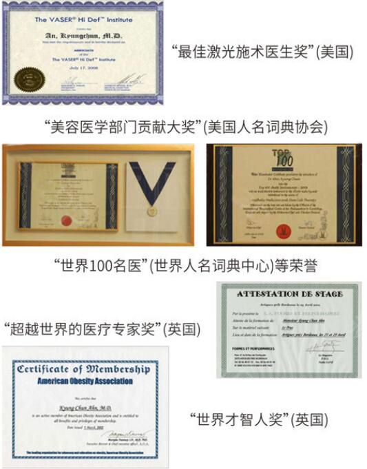 韓國安敬天醫(yī)生獲部分榮譽(yù) 韓國安敬天醫(yī)生獲部分榮譽(yù)