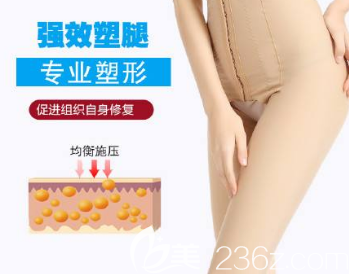 吸脂塑形穿塑身衣的樣子