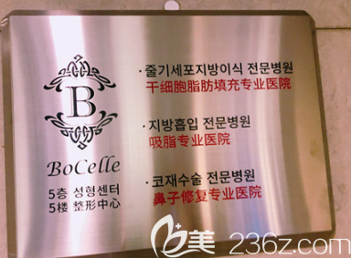 韓國(guó)寶士麗整形醫(yī)院榮譽(yù)證書