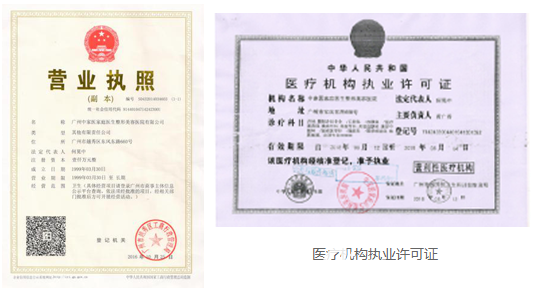 廣州中家醫(yī)家庭醫(yī)生整形醫(yī)院正規(guī)資質(zhì)證書