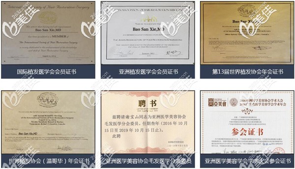 謝寶山獲得的部分榮譽