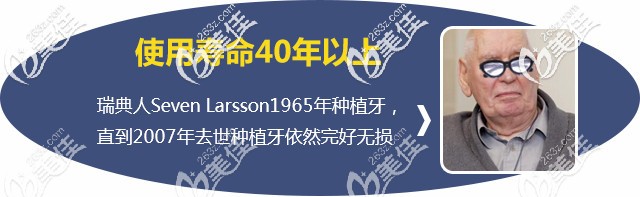 種植體的使用壽命