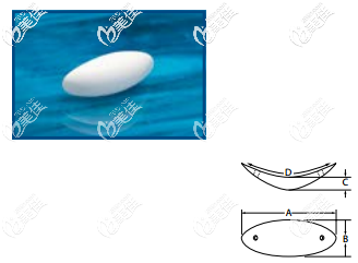 非思挺膨體下巴假體ePTFE-Coated Curvilinear Chin系列 非思挺膨體下巴假體ePTFE-Coated Curvilinear Chin系列