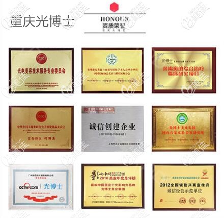 重慶光博士資質(zhì)和榮譽(yù)