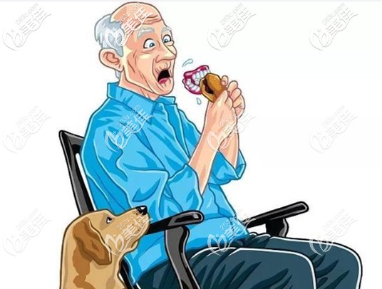 別說(shuō)老年人沒(méi)必要種牙，近70歲老爸摘掉全口活動(dòng)假牙換上allon4全口種植牙笑容就沒(méi)斷過(guò)