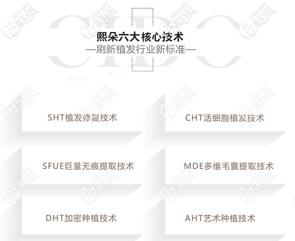 熙朵六大植發(fā)技術(shù) 熙朵六大植發(fā)技術(shù)