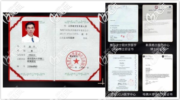 沈干資格證書 沈干資格證書