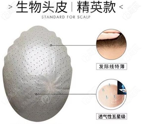 生物頭皮精英款補(bǔ)發(fā)片示意圖 生物頭皮精英款補(bǔ)發(fā)片示意圖