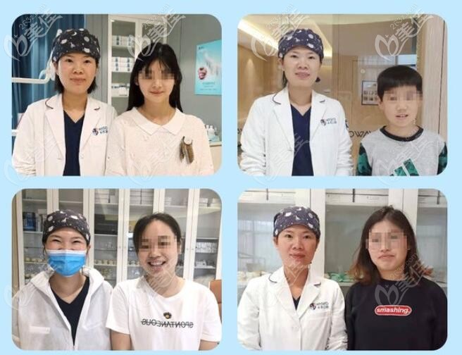 卡瓦口腔包醫(yī)生和正畸顧客合影 卡瓦口腔包醫(yī)生和正畸顧客合影