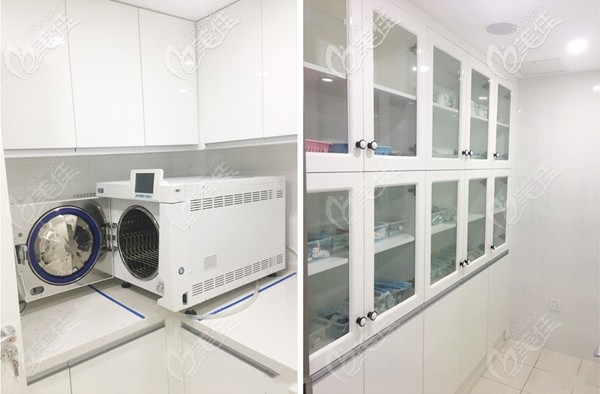 煙臺德韓口腔的消毒室