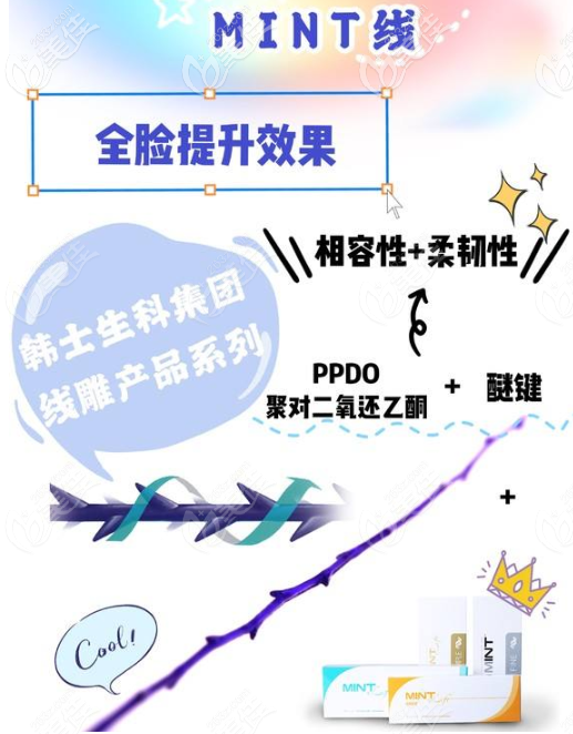 韓士生科MINT線是倒刺狀