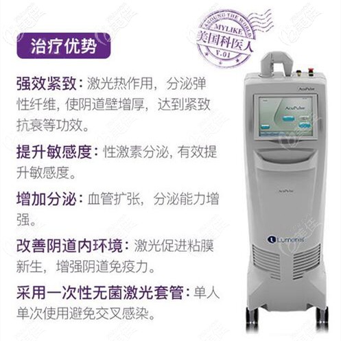 常州美萊激光縮陰使用的儀器