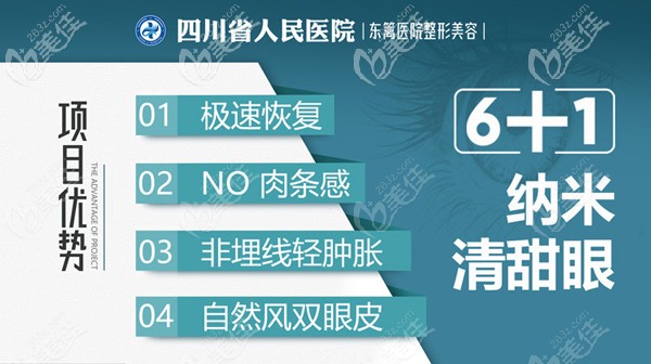 成都東籬醫(yī)院6+1納米清甜眼