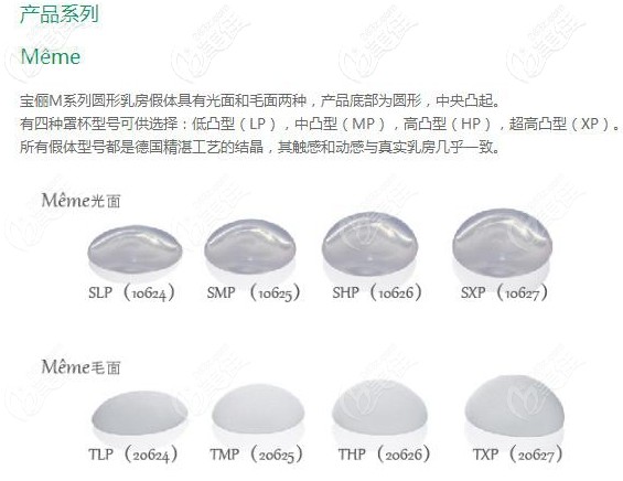 德國寶儷隆胸假體