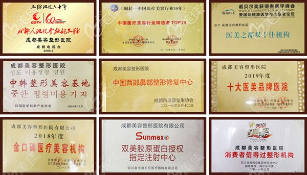成都美容疤痕修復(fù)榮譽 成都美容疤痕修復(fù)榮譽