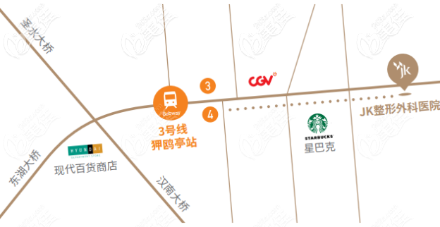 韓國(guó)JK地址圖