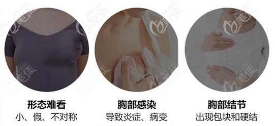 普通自體脂肪豐胸的術后后遺癥